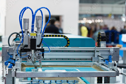 Quadro em tela Silk screen printing machine