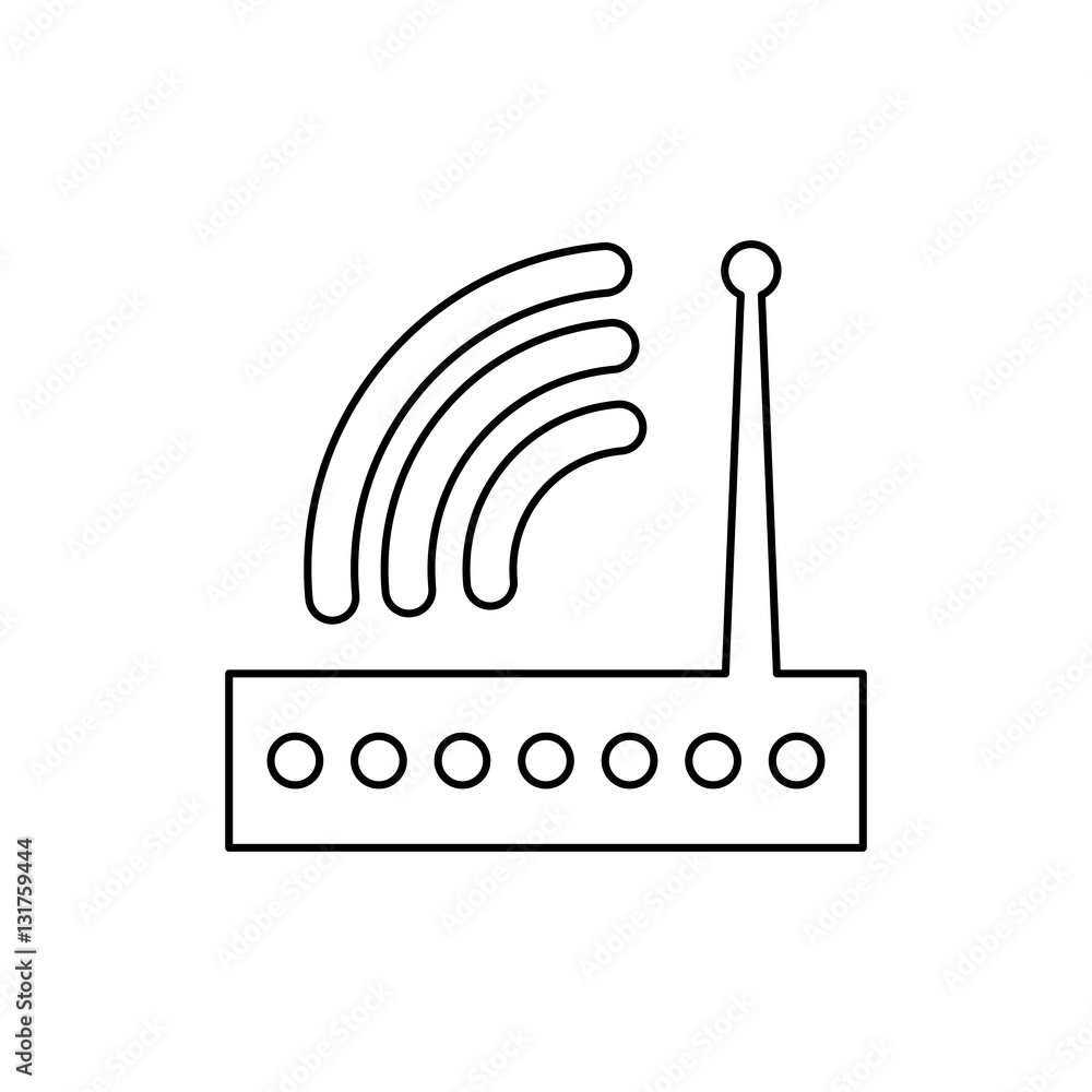 Wifi router technology icon vector illustration graphic design Wifi router technology icon vector illustration graphic design