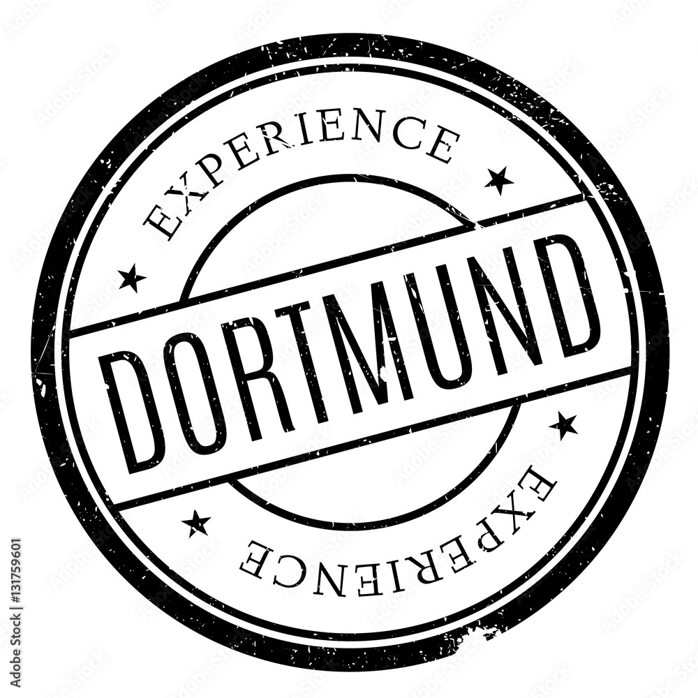 Dortmund stamp rubber grunge