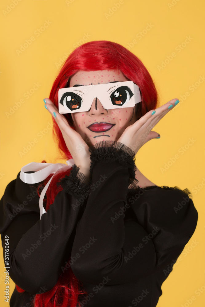 Pop art fashion girl Pop art fashion girl