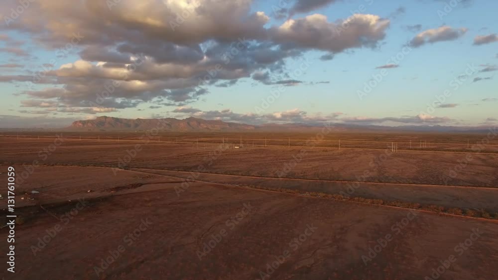 Desert at Sunset after Rain Desert at Sunset after Rain