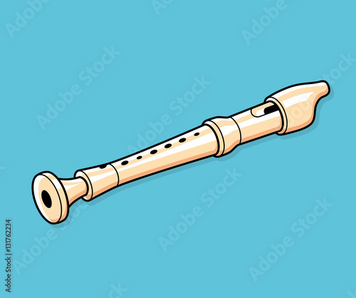 Recorder flute.
