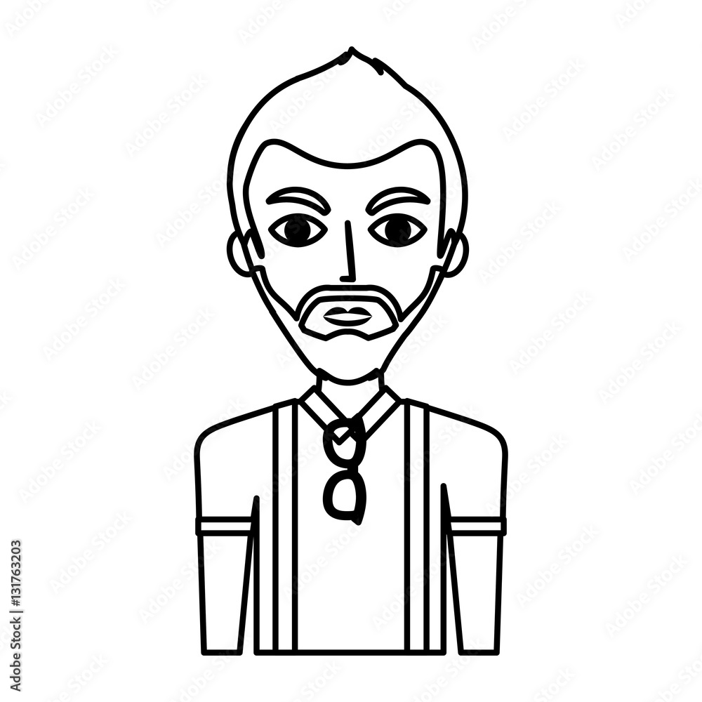 young man avatar character vector illustration design young man avatar character vector illustration design