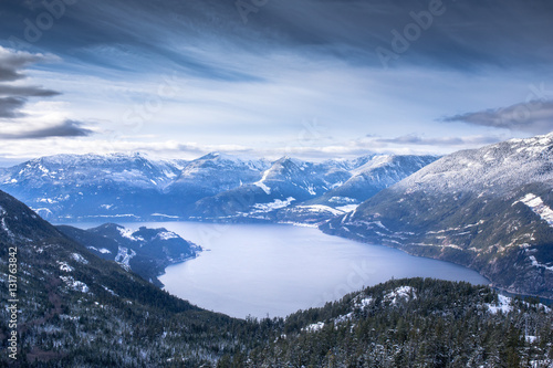 Wallpaper Mural Aerial View of the Rocky Mountains Torontodigital.ca