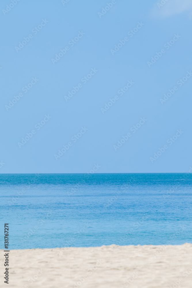 view of andaman sea in Thailand (koh lanta island)