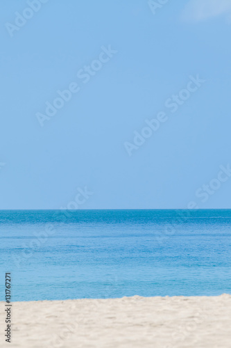view of andaman sea in Thailand (koh lanta island)