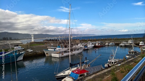 Boats in Harbor at Wollongong