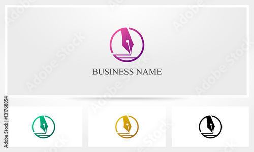 Pen Writing Logo