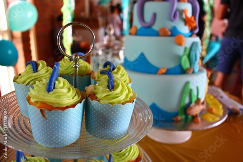 Under the sea cupcakes
