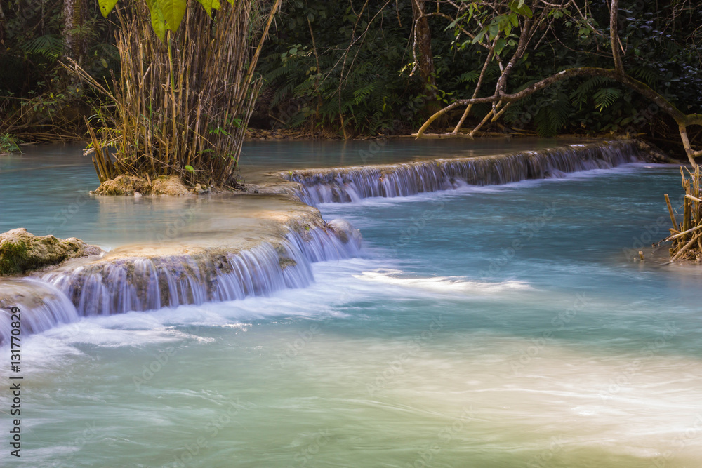 Kuang Si Waterfalls, Luang Phrabang, Laos. Kuang Si Waterfalls, Luang Phrabang, Laos.