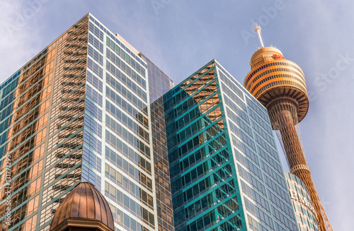 SYDNEY - OCTOBER 2015: Sydney skyline on a beautiful day. Sydney