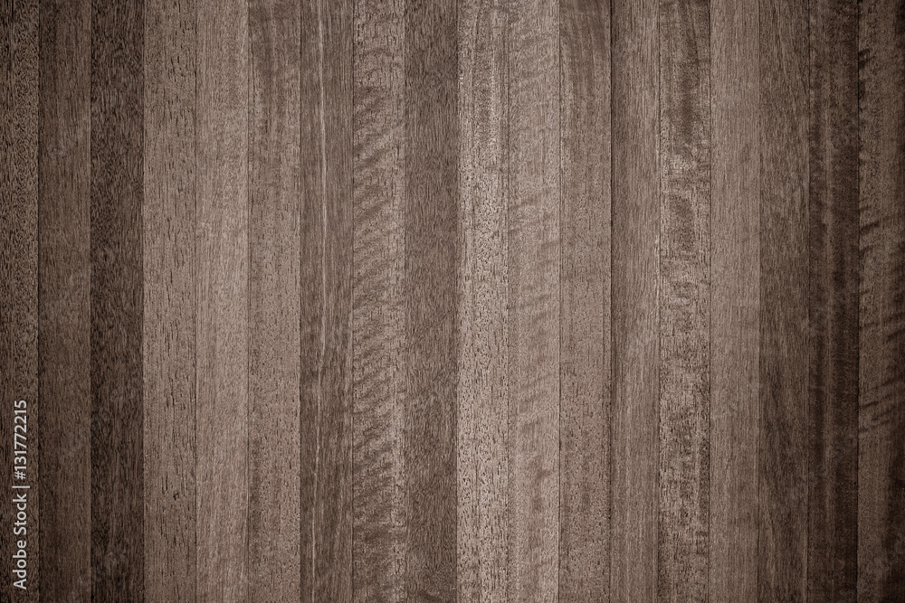 Fototapeta premium brown wood plank wall texture for background, monotone