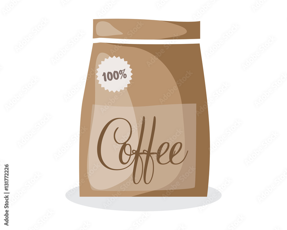 coffee packing icon vector coffee packing icon vector