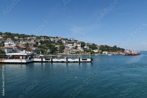 Famous Prince Island Burgazada in the Marmara Sea, near Istanbul, Turkey