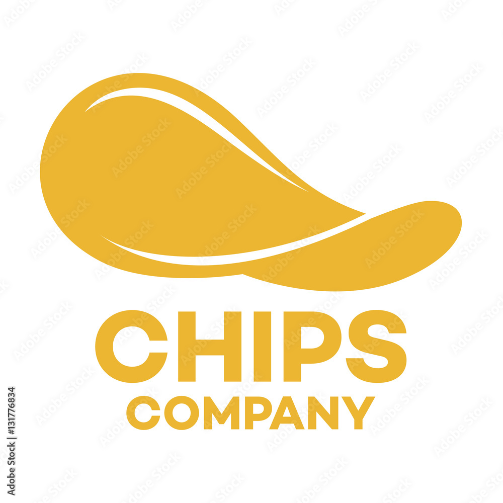 Chips logo Stock Vector Adobe Stock