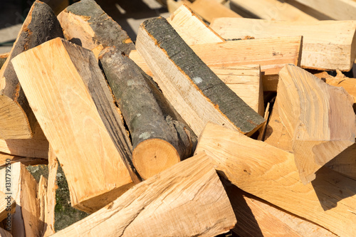 Firewood. Logs.