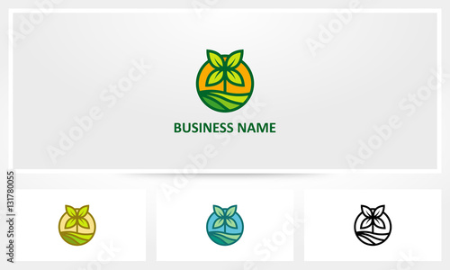 Leaf Green Eco Energy Logo