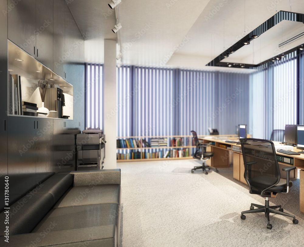 Picture of Penthouse Office (detail) Stock Illustration | Adobe Stock