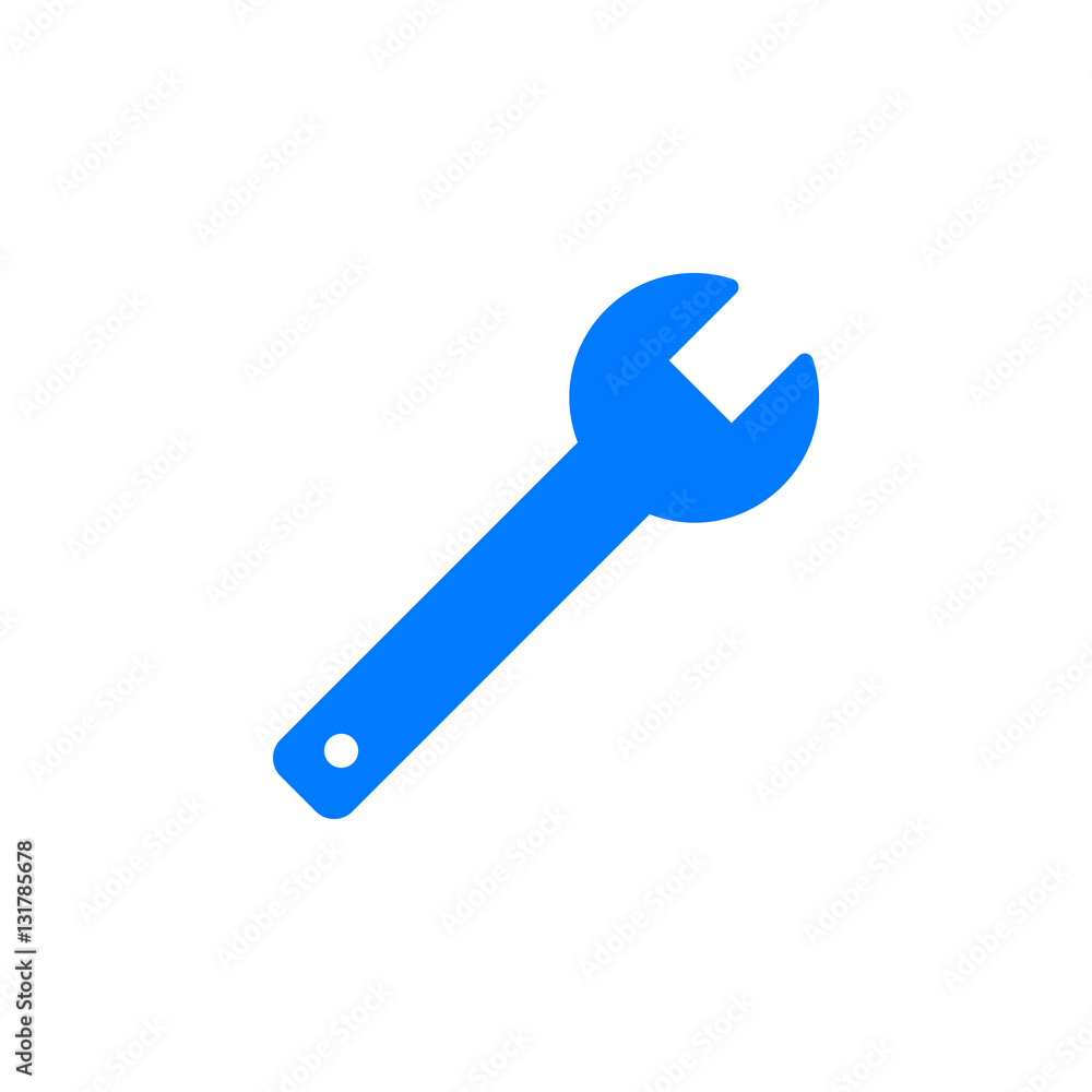 Wrench, spanner icon vector, filled flat sign, solid colorful pictogram isolated on white. Symbol, logo illustration Wrench, spanner icon vector, filled flat sign, solid colorful pictogram isolated on white. Symbol, logo illustration