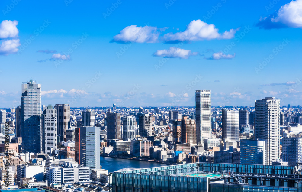 Fototapeta premium 東京ベイエリアのタワーマンション
