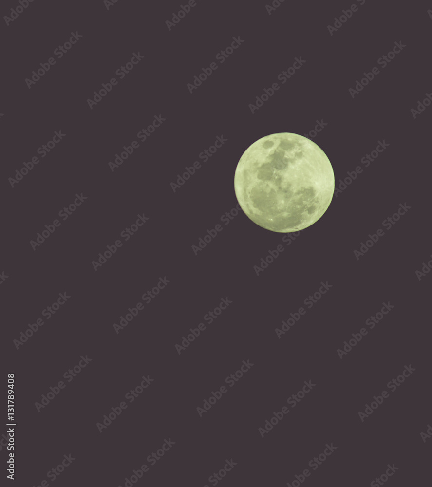 Fototapeta premium full moon on night very beautiful