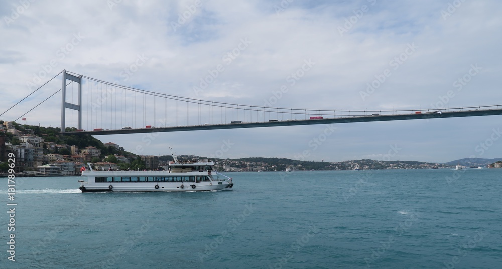 Fatih Sultan Mehmet Bridge - Second Bosphorusbridge in Istanbul, Turkey