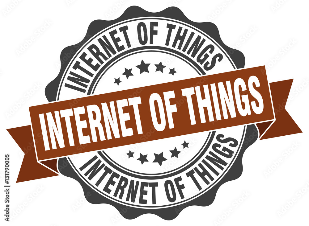 internet of things stamp. sign. seal