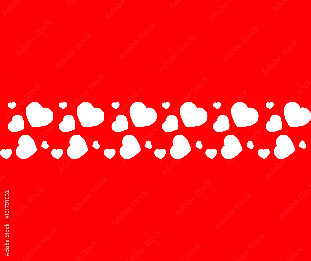 Vector background with hearts Vector background with hearts