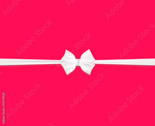 Vector background with bow