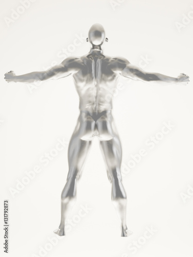 Silver man body © xiaoxunyue2014