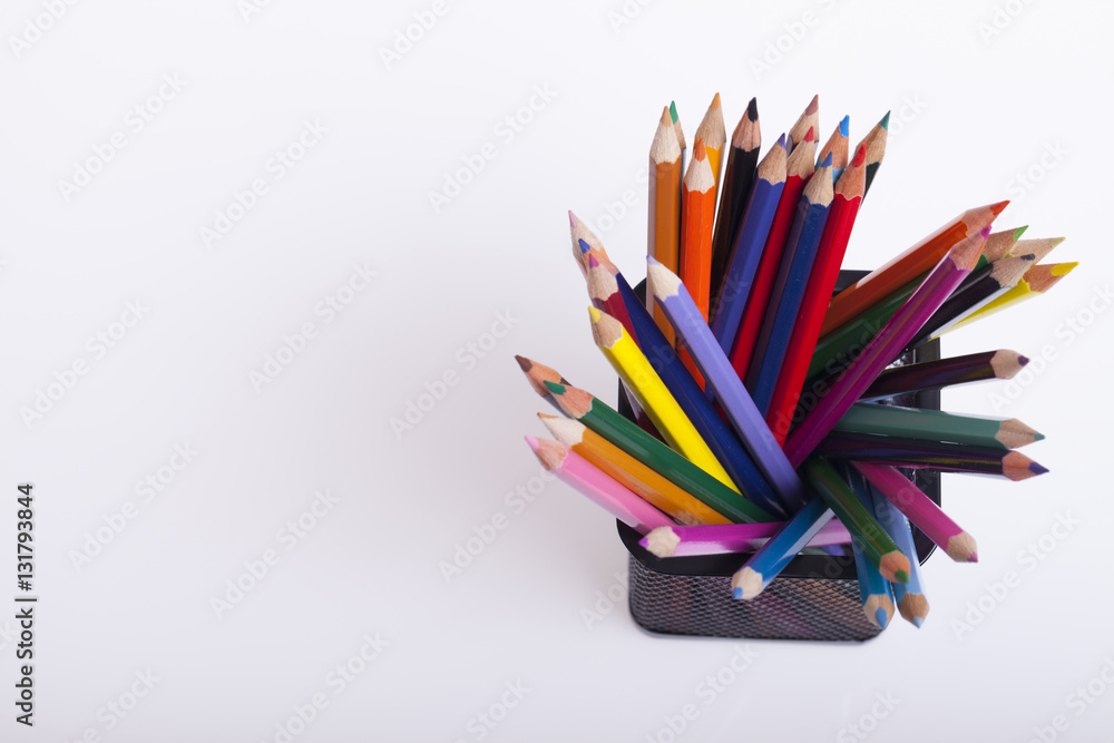 Fototapeta premium Children's school supplies
