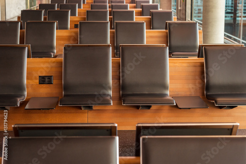 Chairs at the gate