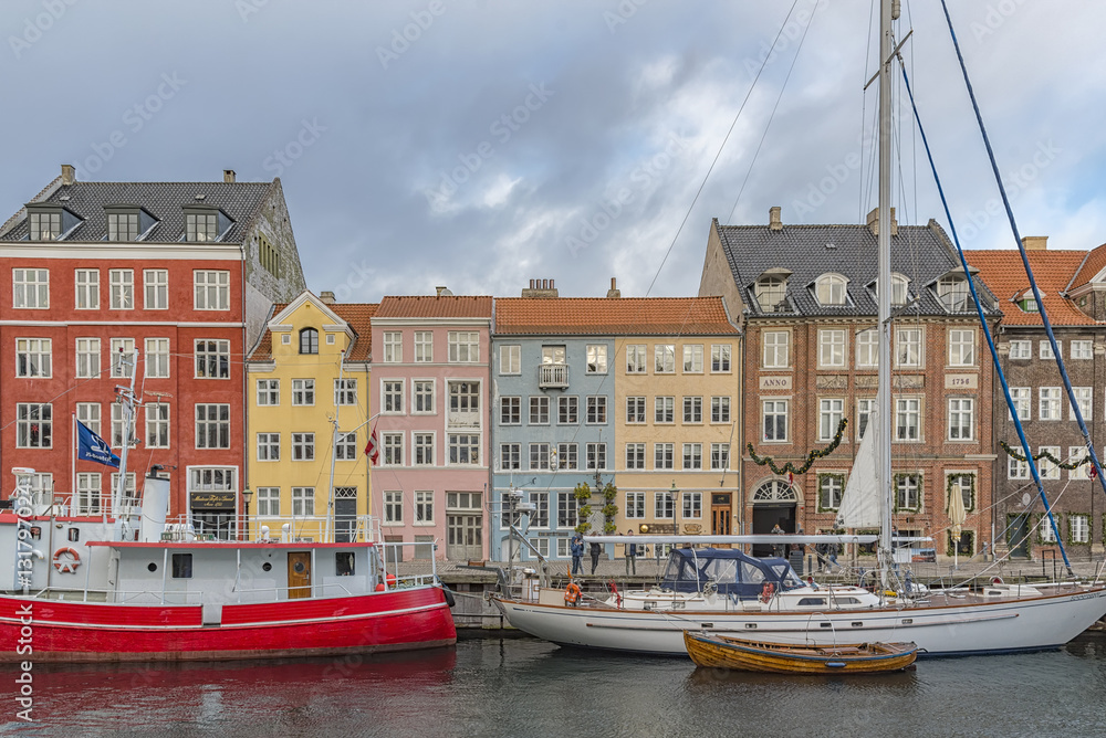 Copenhagen Nyhavn Waterfront