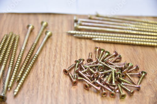 variedad de tornillos