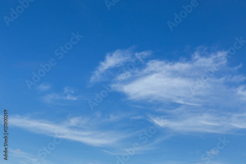 abstract white clouds on blue sky background  © Soonthorn
