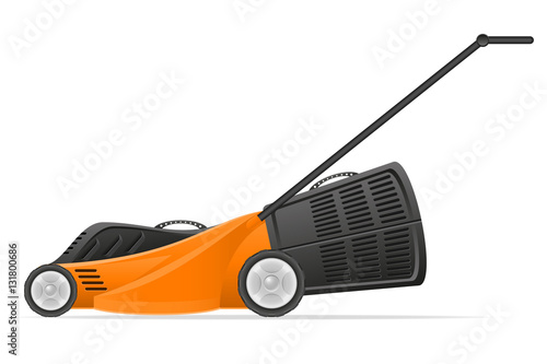 lawn mower stock vector illustration