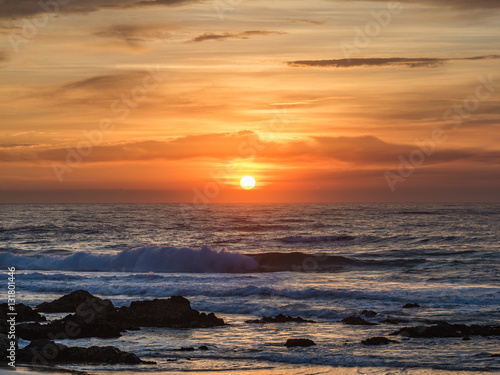 Sunset at the beach