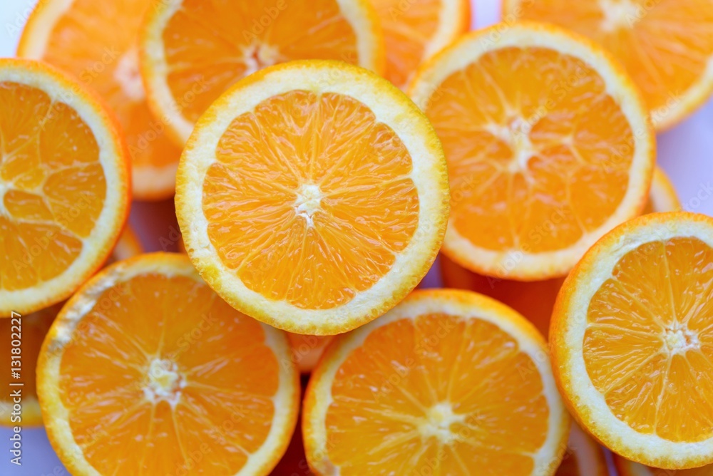 Orange halves Orange halves