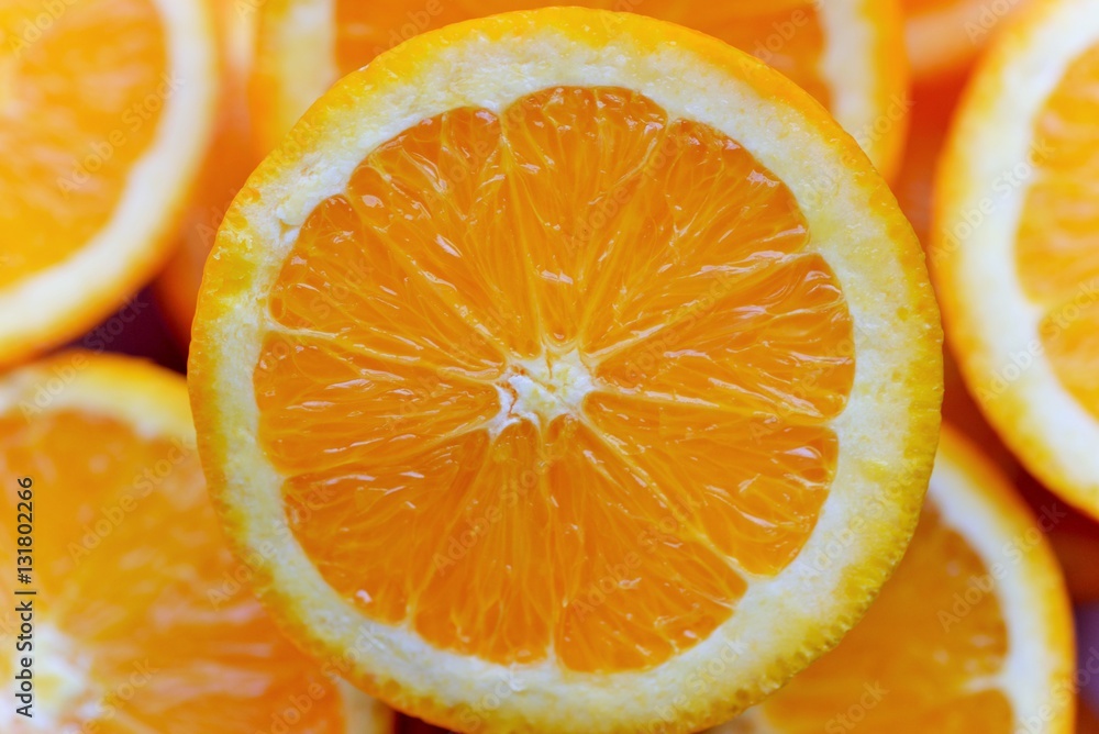 Orange halves Orange halves