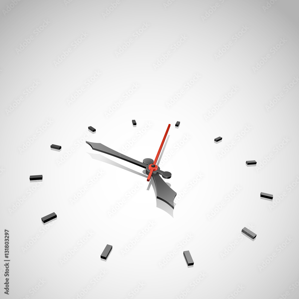 Abstract clock vector background with copy space. Abstract clock vector background with copy space.