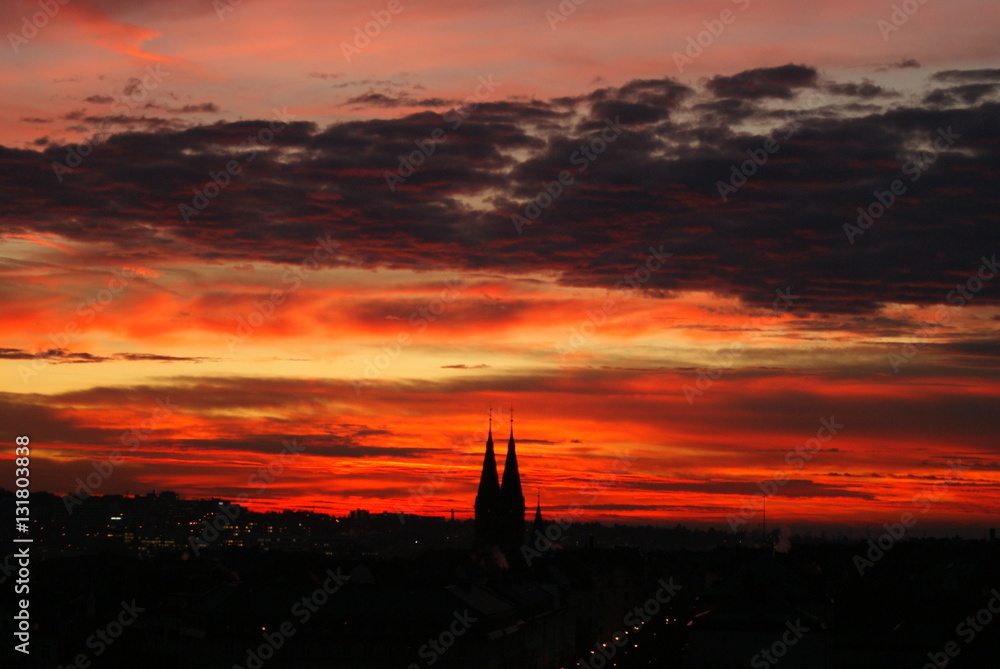 Sonnenaufgang Wiesbaden
