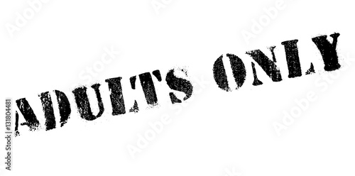 Adults Only rubber stamp