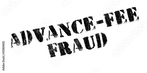 Advance-Fee Fraud rubber stamp
