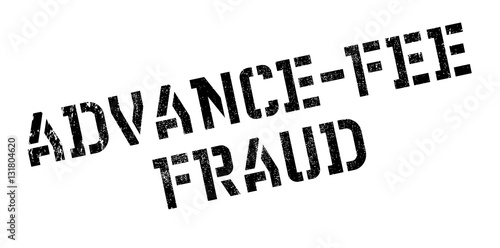 Advance-Fee Fraud rubber stamp