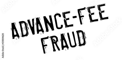 Advance-Fee Fraud rubber stamp