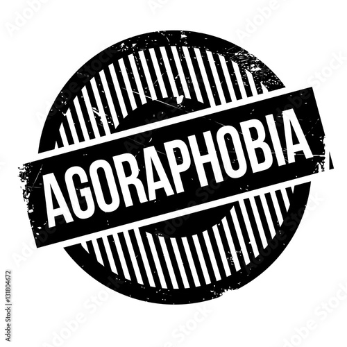Agoraphobia rubber stamp