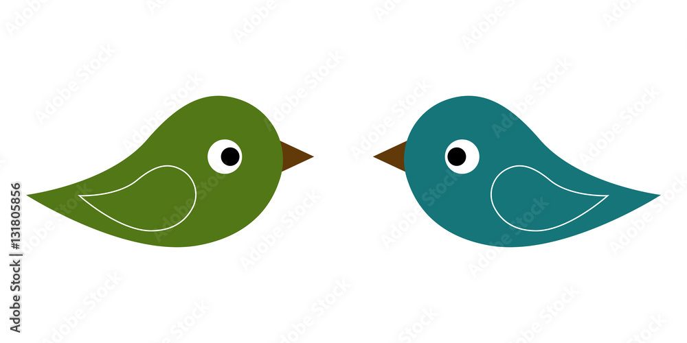 colorful twins birds colorful twins birds