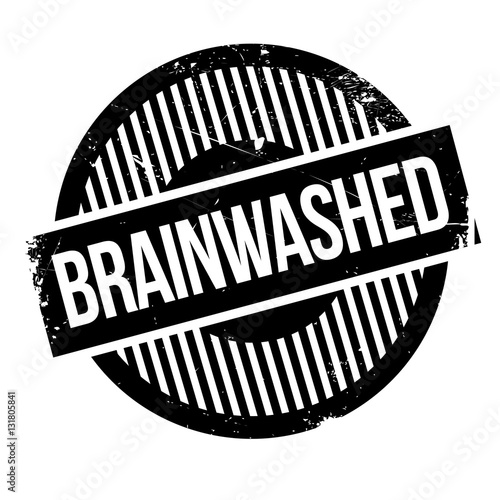 Brainwashed rubber stamp