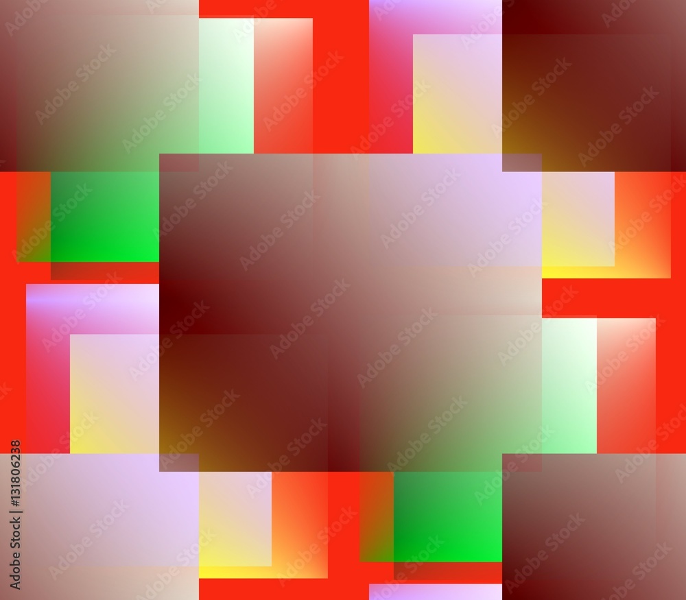 Abstract seamless background in gray, green, red, pink, blue and yellow, white colors, sharp corners and rectangles, spots Abstract seamless background in gray, green, red, pink, blue and yellow, white colors, sharp corners and rectangles, spots