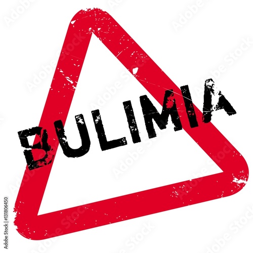 Bulimia rubber stamp